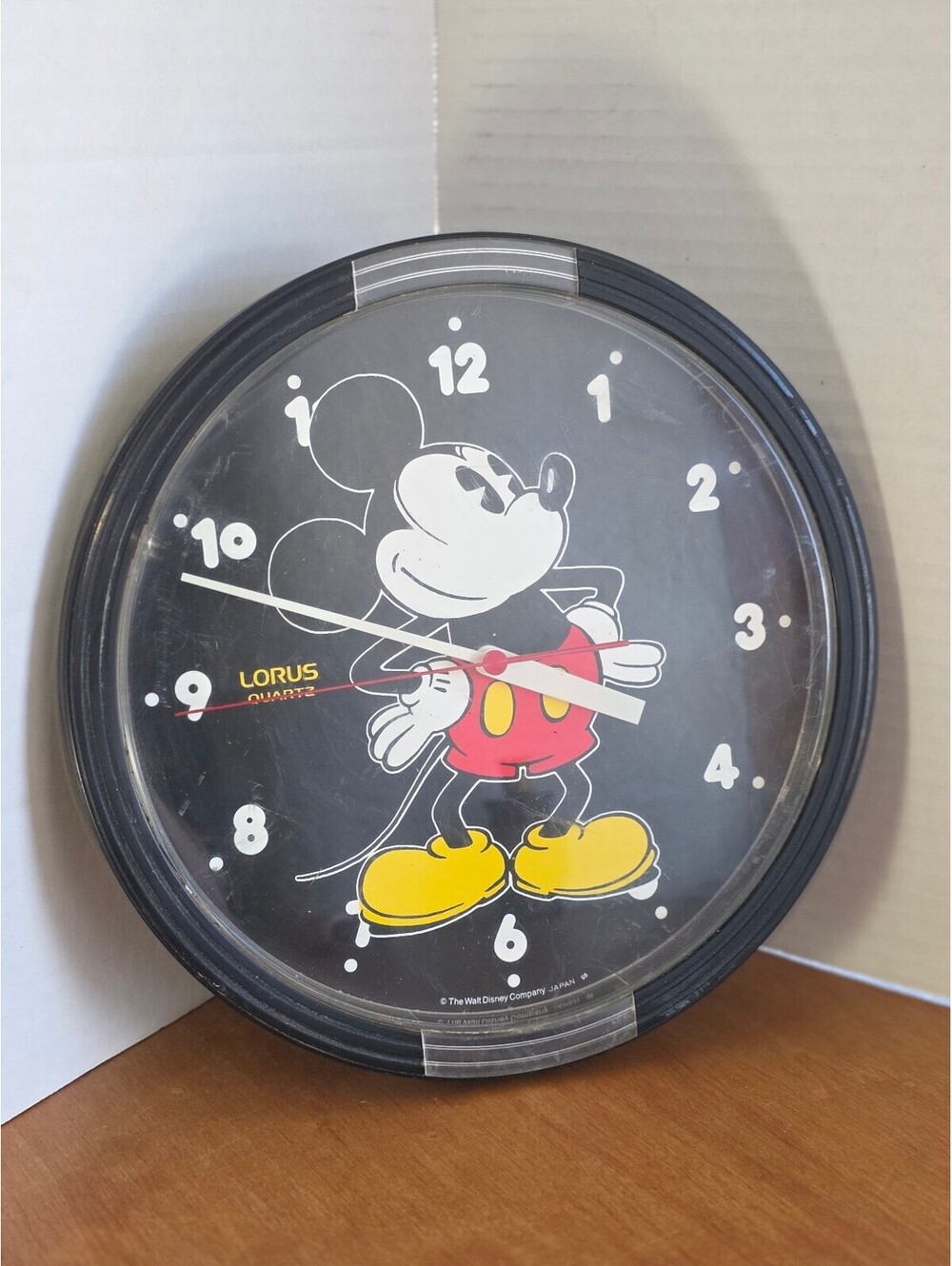 Vintage Mickey Mouse clock, Disney